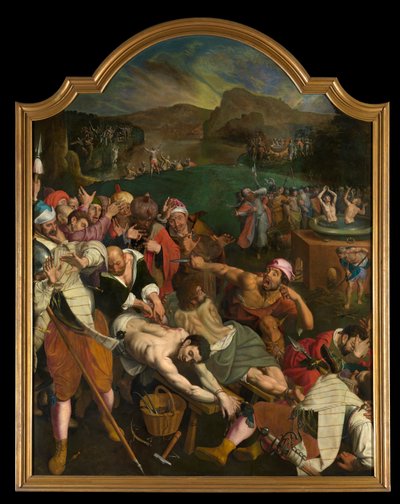 聖クリスピンとクリスピニアンの殉教（パネルに油彩） 作： Ambrosius the Elder Francken or Franck