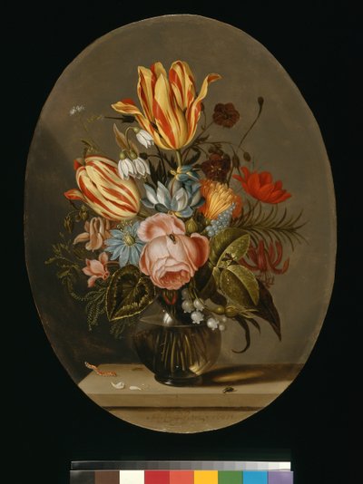 花瓶、1633年頃（キャンバスに油彩） 作： Ambrosius the Younger Bosschaert