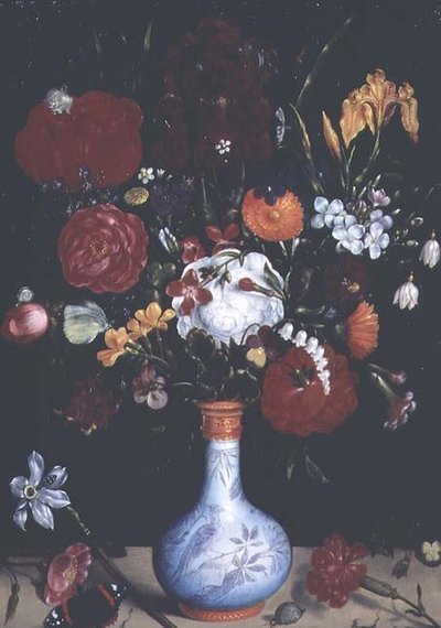 花のある静物画 作： Ambrosius the Younger Bosschaert