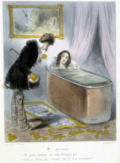Politesse - シャムの「マドレーヌ」に見る、1870-1880年頃。 作： Amédée de Noé