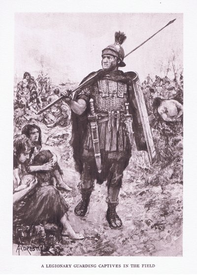 1928年のローマの兵士からのイラスト 作： Amedee Forestier