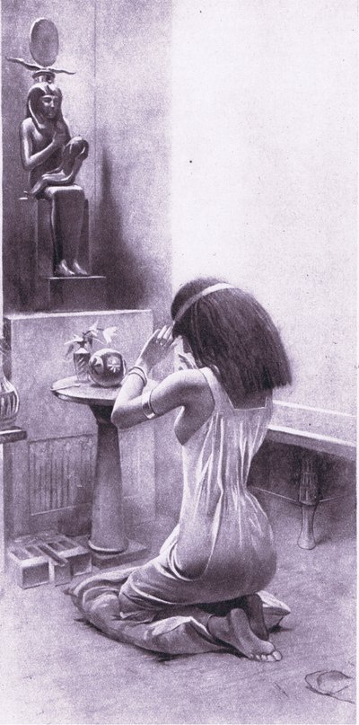 1925年に献身したエジプト人女性 作： Amedee Forestier