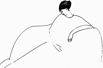 アンナアフマトヴァ、1911年 作： Amedeo Modigliani