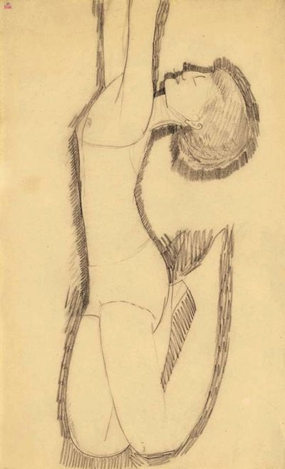 アンナ・アフマトヴァ、アクロバット1911 作： Amedeo Modigliani