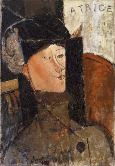 ベアトリス・ヘイスティングス 作： Amedeo Modigliani