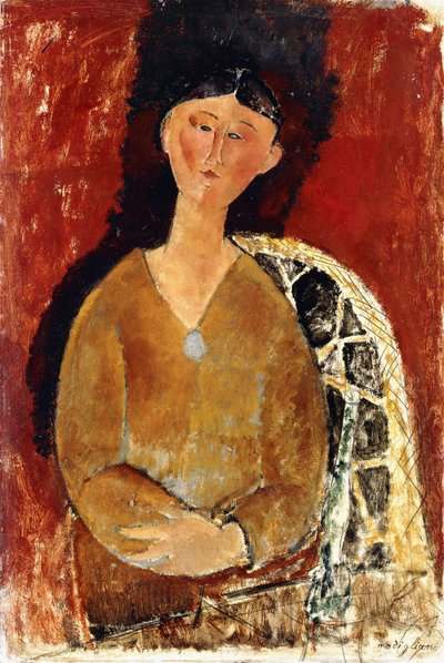 ベアトリスヘイスティングス、1915年 作： Amedeo Modigliani