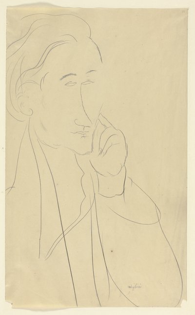 ズボロウスキーの胸像 作： Amedeo Modigliani