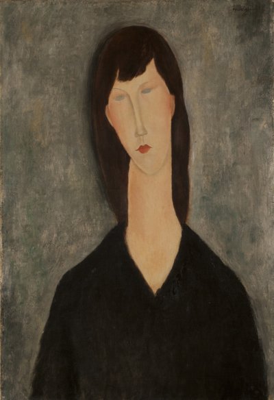 女性のバスト。 作： Amedeo Modigliani