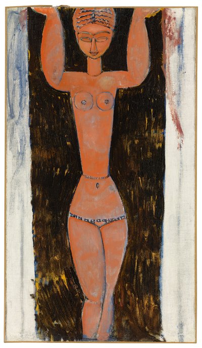 キャリヤード、1913 作： Amedeo Modigliani
