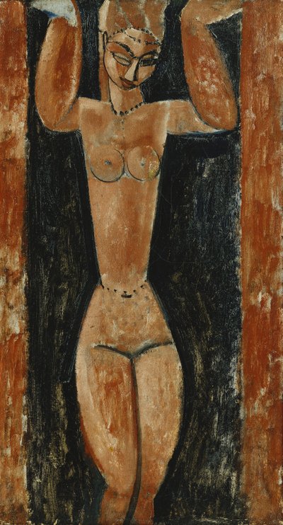 カリャチド;カリアチド、1911- 1913年 作： Amedeo Modigliani