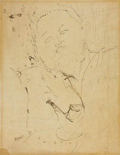ディエゴ・リベラ、1915年。 作： Amedeo Modigliani