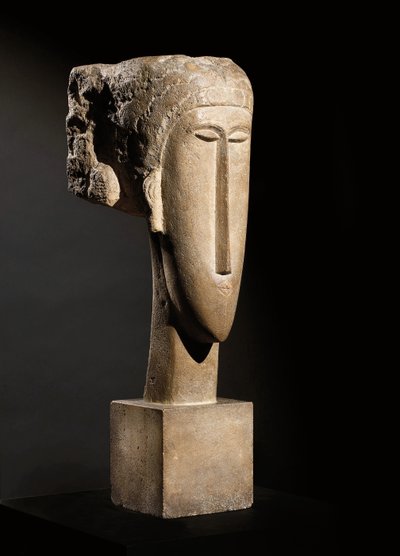 ヘッド、1910-12 作： Amedeo Modigliani