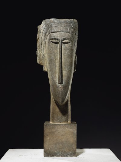 ヘッド、1910-12 作： Amedeo Modigliani