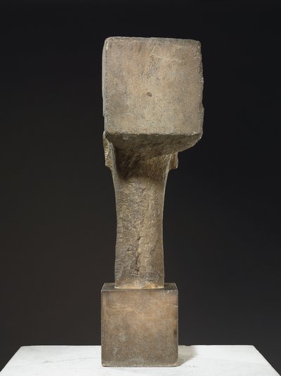 頭、c.1910-12（石灰岩） 作： Amedeo Modigliani