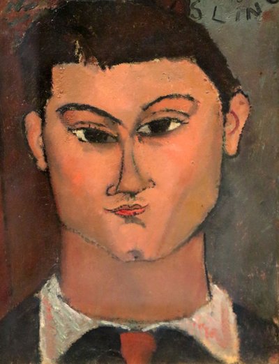 イタリア語：画家モイゼ・キスリングの肖像 作： アメデオ・モディリアーニ