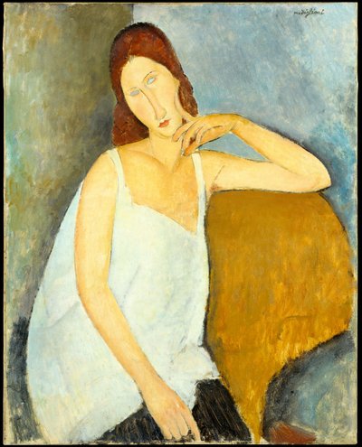 ジャンヌ・エビュテルヌ（1898-1920） 作： アメデオ・モディリアーニ