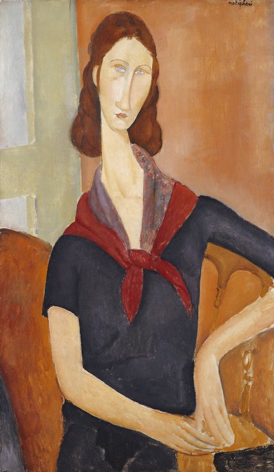 ジャンヌ・ヘブテルン 作： Amedeo Modigliani