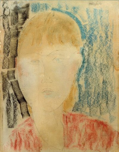 ピンクのボディス 作： Amedeo Modigliani