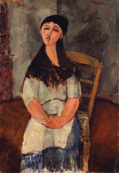 リトル・ルイーズ、1915 作： Amedeo Modigliani