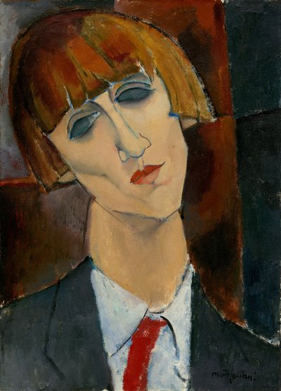 キスリング夫人、c。 1917年（キャンバスに油彩） 作： Amedeo Modigliani