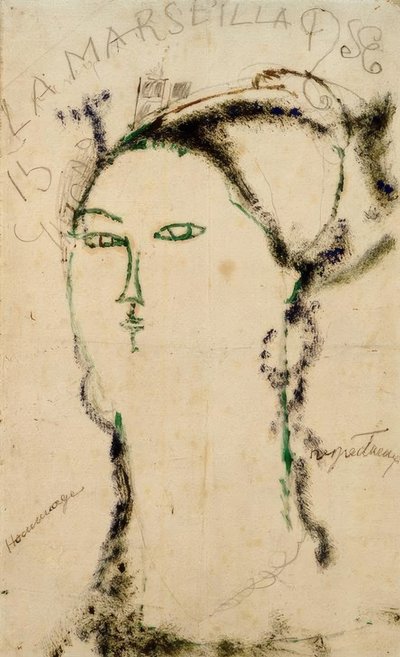 マダムオットンフリース（ラマルセイエーズ） 作： Amedeo Modigliani