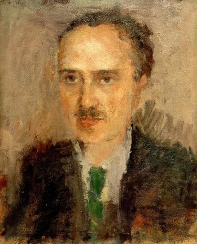 口ひげを持つ男 作： Amedeo Modigliani