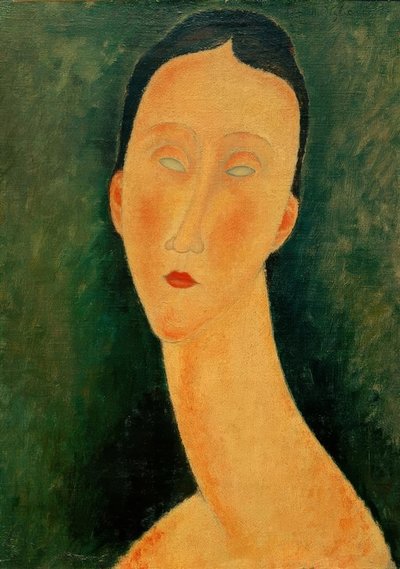 女性の肖像（ルニア） 作： Amedeo Modigliani