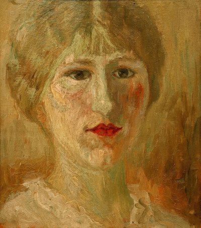 女性のポートレート 作： Amedeo Modigliani