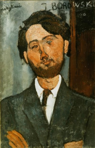 レオポルド・ズボロウスキーの肖像 作： Amedeo Modigliani