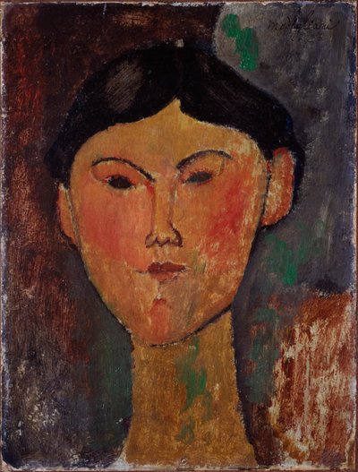 ベアトリス・ヘイスティングスの肖像 作： Amedeo Modigliani