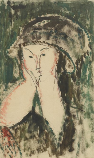 ベアトリス・ヘイスティングスの肖像、1914～1915年。 作： Amedeo Modigliani