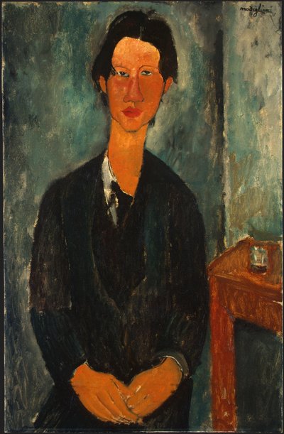 ChaïSoutine 1893-1943の肖像 作： Amedeo Modigliani