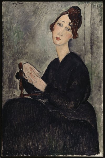 デディの肖像、1918 作： Amedeo Modigliani