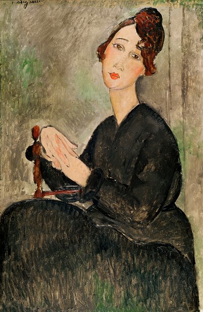 デディー・ヘイデンの肖像、1918 作： Amedeo Modigliani
