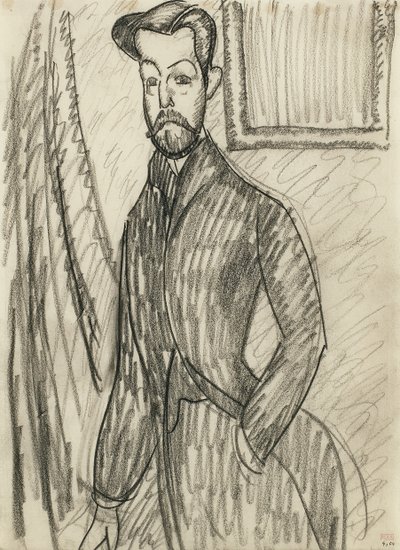 ポール・アレクサンドル博士の肖像（1881-1968年） by モディリアーニ、アメデオ（1884-1920年 作： Amedeo Modigliani