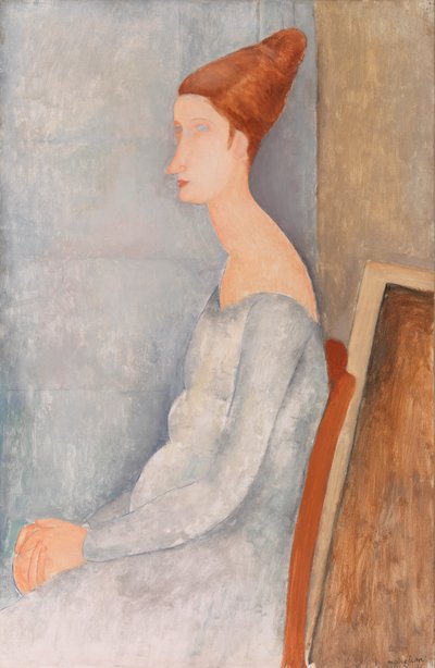 ジャンヌ・エビュテルヌの肖像 (ジャンヌ・エビュテルヌの肖像) 作： Amedeo Modigliani