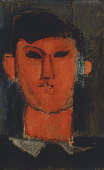 ピカソの肖像。ピカソの肖像、1915 作： Amedeo Modigliani