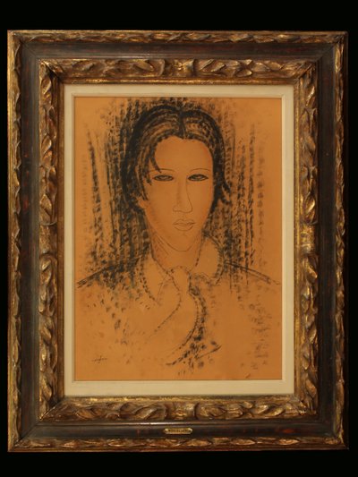 スーティンの肖像 作： Amedeo Modigliani