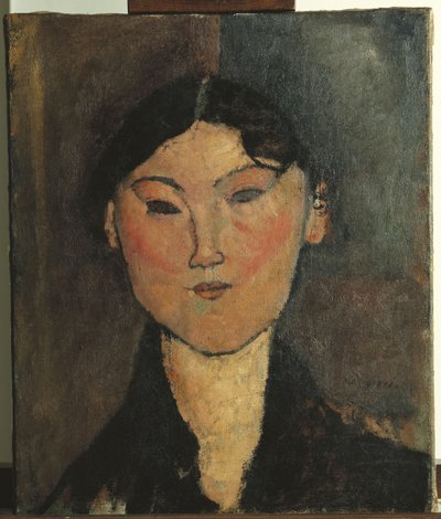 女性の肖像 作： Amedeo Modigliani