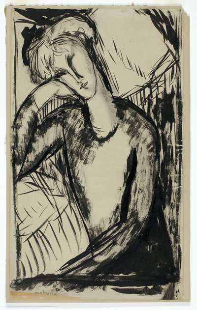 若い女性の肖像 作： Amedeo Modigliani