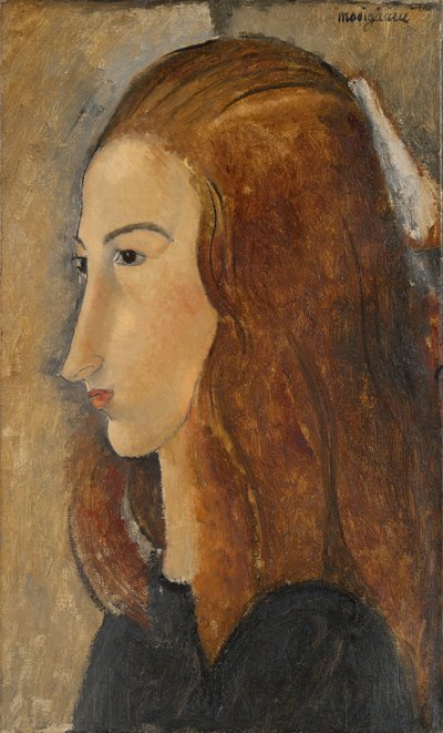若い女性の肖像、1918 作： Amedeo Modigliani