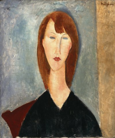 無名のモデルの肖像（油彩・キャンバス） 作： Amedeo Modigliani
