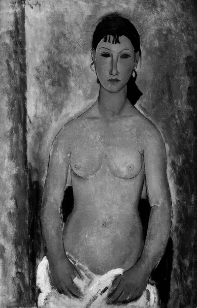 スタンディングアクト-エルビラ 作： Amedeo Modigliani
