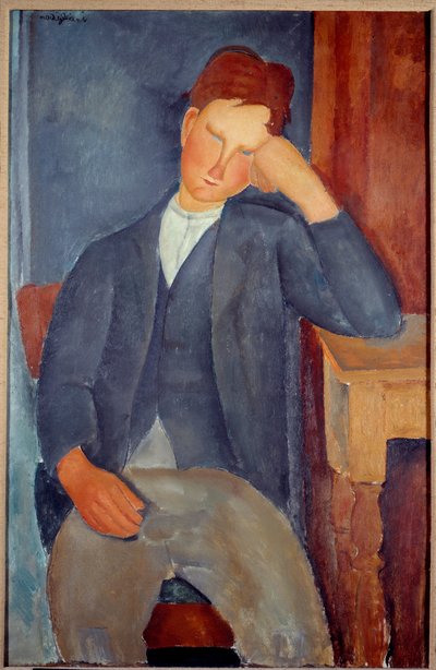 アメデオ・モディリアーニによる若い見習い絵画 作： Amedeo Modigliani