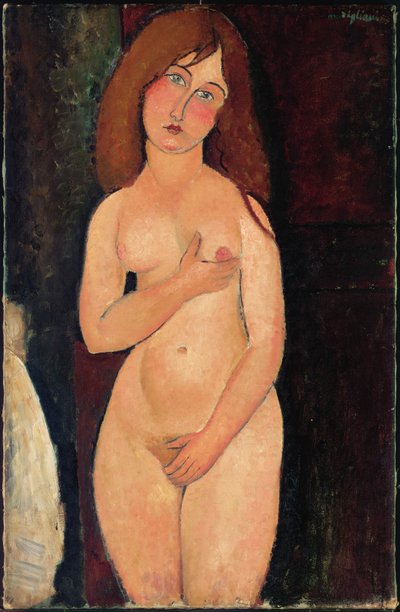 金星またはスタンディングヌードまたはヌードメディチ;金星 作： Amedeo Modigliani
