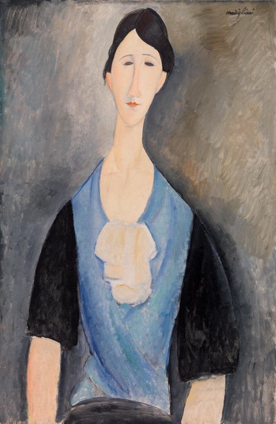 ブルーの女 作： Amedeo Modigliani