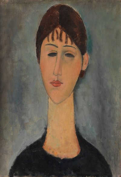 若い女性（アンナ・ズボロウスカ） 作： Amedeo Modigliani