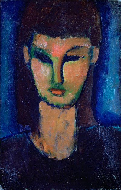 若い女性、c1910 作： Amedeo Modigliani
