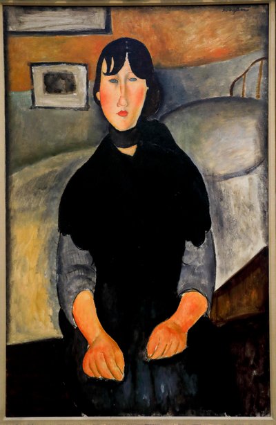 人々の若い女性 作： Amedeo Modigliani