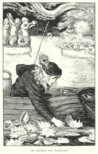 He plucked the water-lily (e.g. engraving) 作： Amelia M. (attr.to) Bowerley or Bauerle